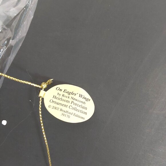 "On Eagle's Wings" Set of 3 Christmas Ornaments from Bradford Exchange from 2002 - Picture 7 of 12